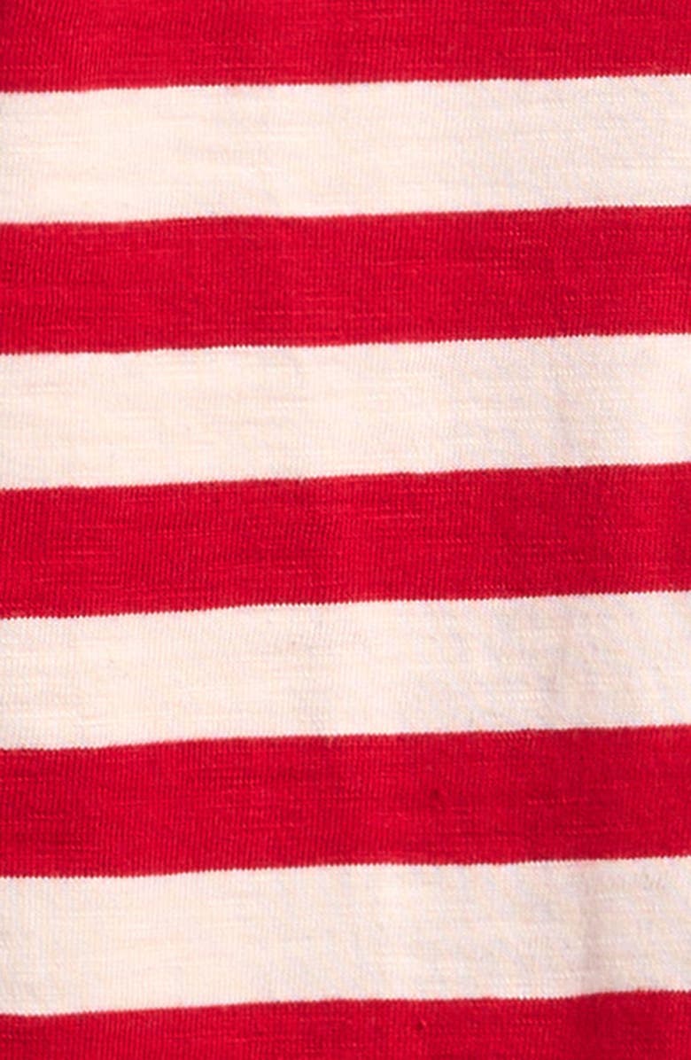 NEXT Kids' Stripe Heart Cotton T-Shirt, Alternate, color, Red