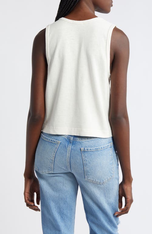 Rails Boxy Hemp & Organic Cotton Tank In Porcelain