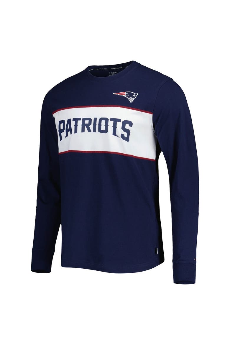 Men's Tommy Hilfiger Navy New England Patriots Peter Team Long Sleeve T-Shirt, Alternate, color, Navy