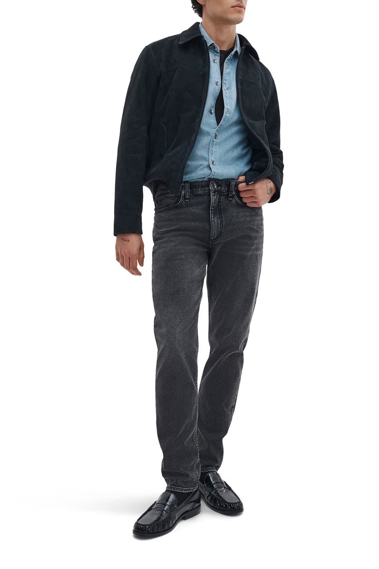 Tomlin Trim Fit Denim Button-Up Shirt, Alternate, color, CONRAD