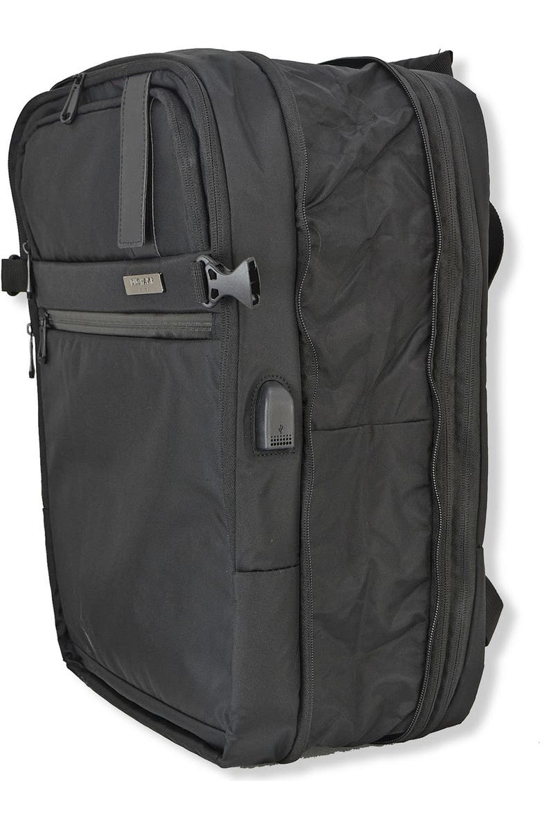 Duchamp Getaway Carry-On Backpack Suitcase, Main, color, Black