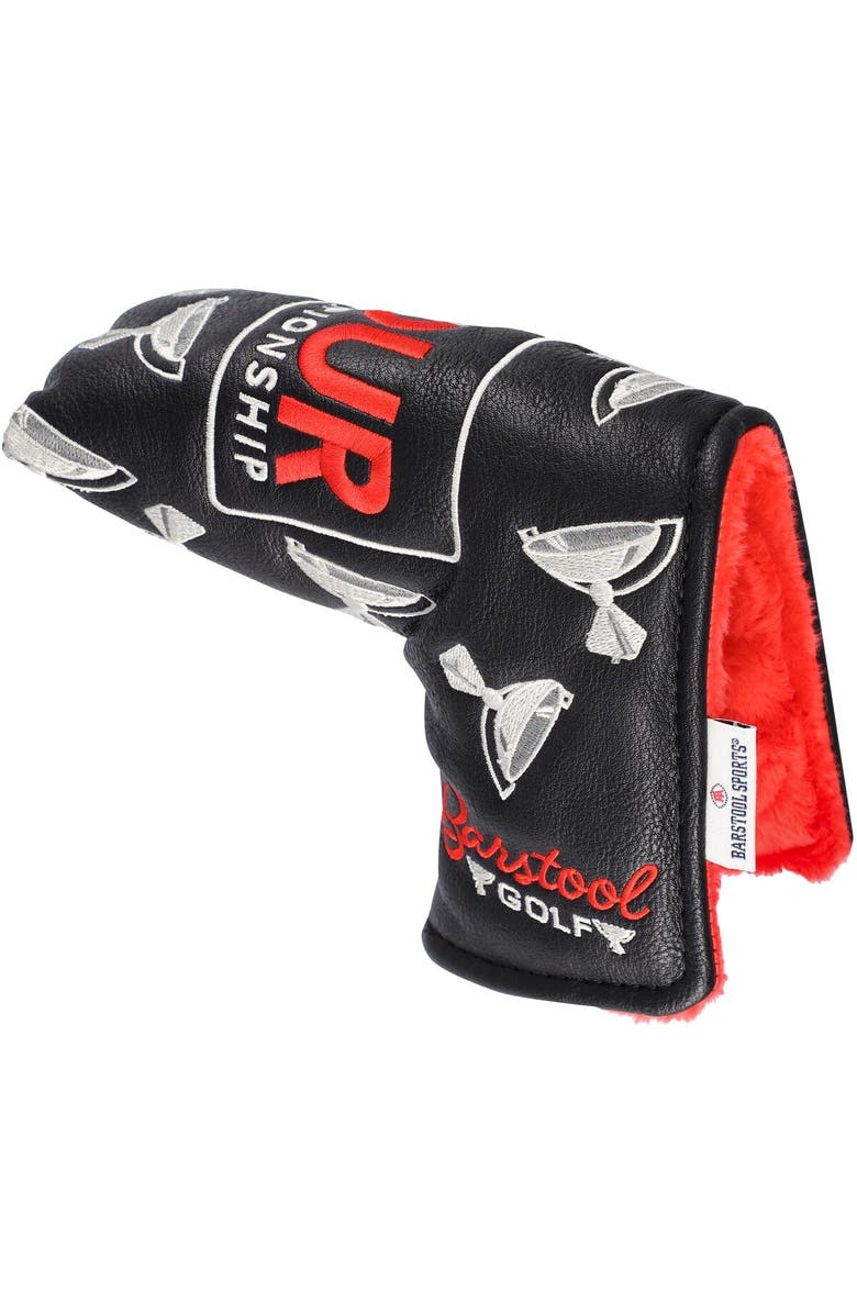 BARSTOOL GOLF TOUR Championship Blade Putter Cover, Main, color, Black
