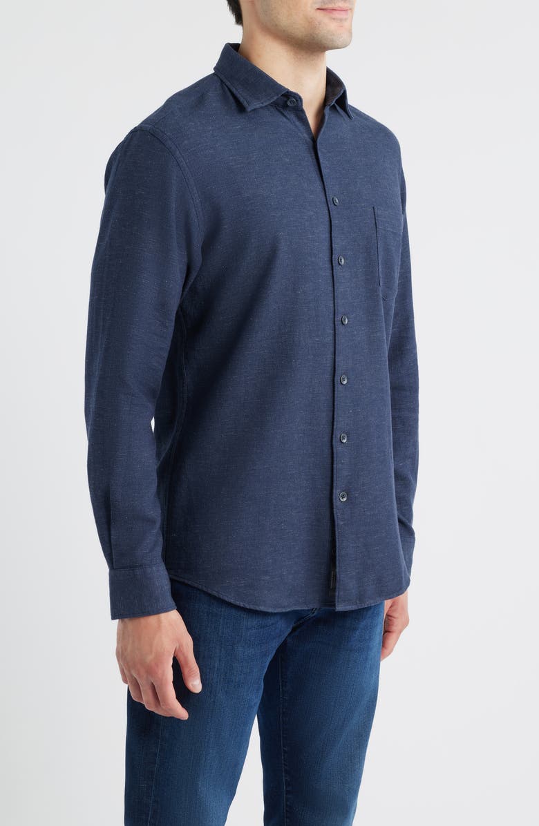 Rodd & Gunn Port William Sports Fit Cotton Button-Up Shirt, Alternate, color, Denim