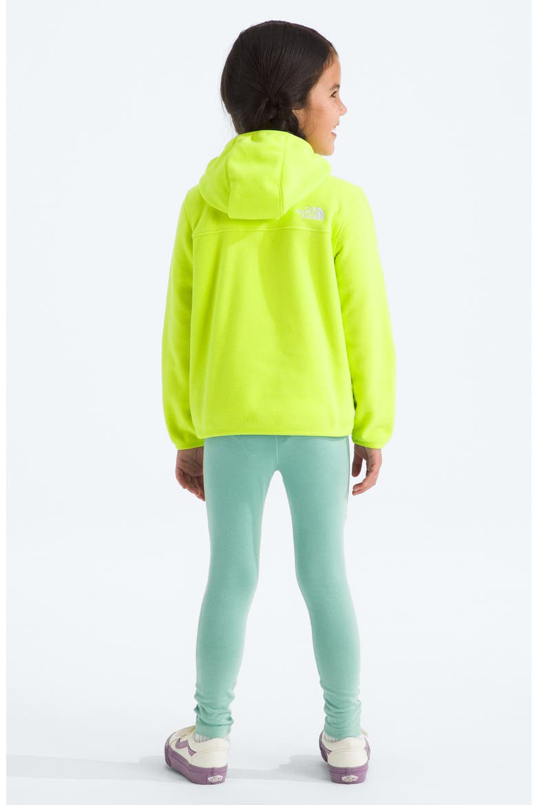 Kids' Glacier Polar Fleece Zip-Up Hoodie, Alternate, color, FIZZ LIME