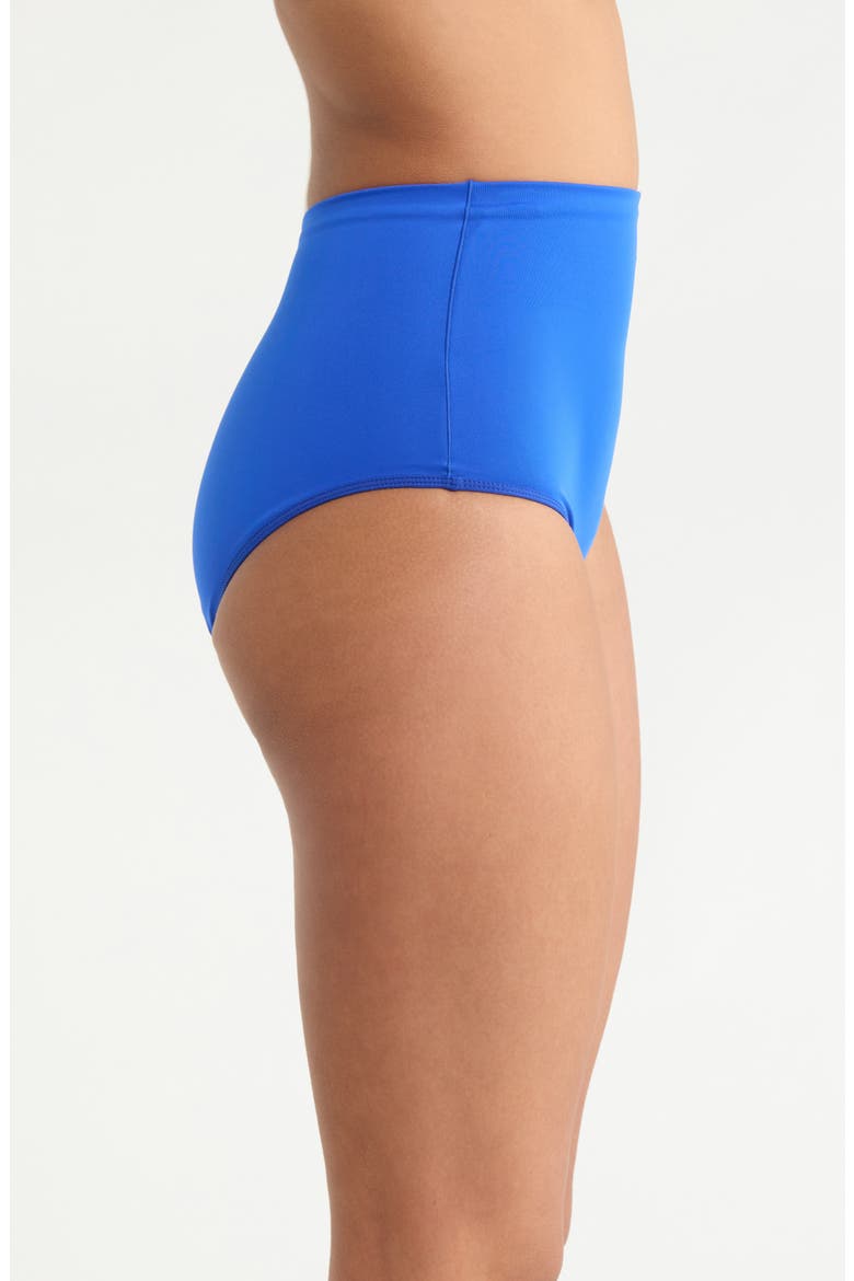 Hi Tide High Waist Bikini Bottoms, Alternate, color, FIRST PLACE BLUE
