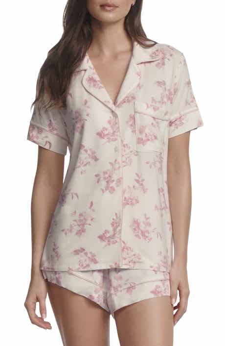Gisele Printed Relaxed Jersey Knit Short Pajamas