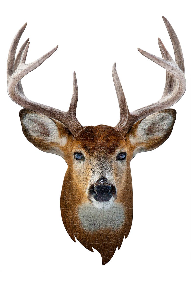 I Am Buck 300 Pieces Animal Shaped Jigsaw Puzzle, Alternate, color, Multicolored