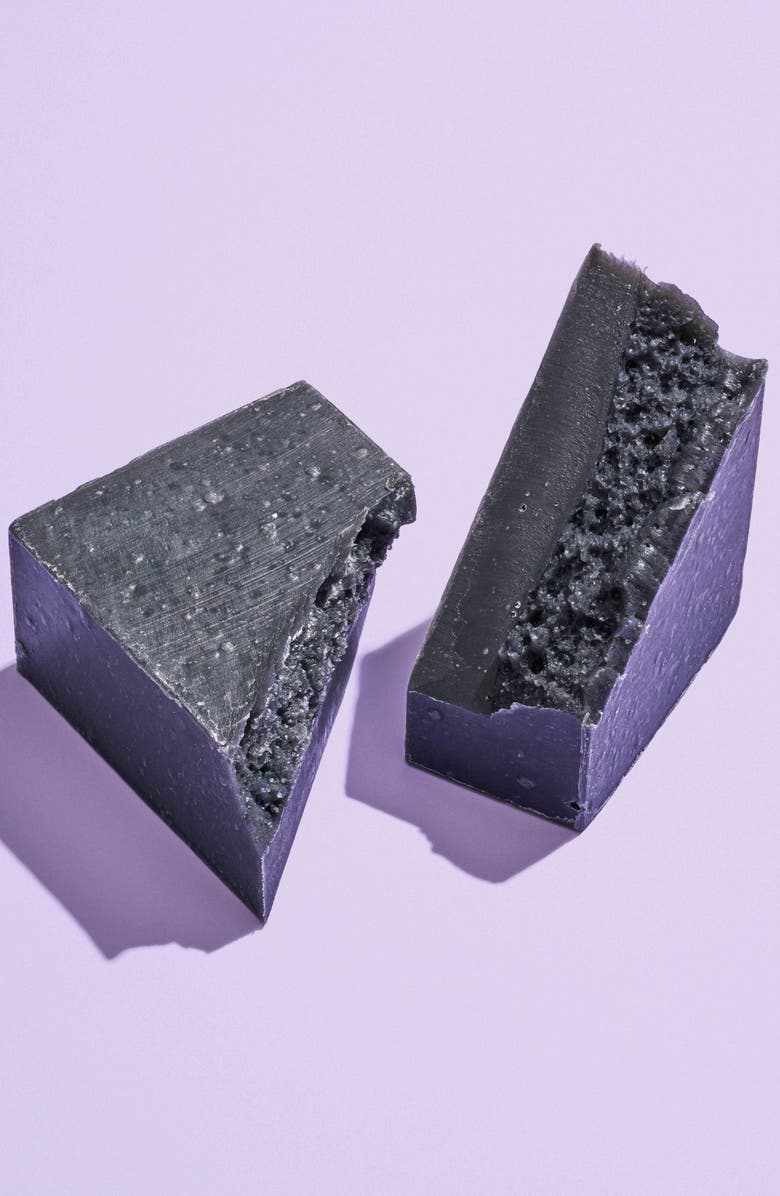 Herbivore Botanicals Bamboo Charcoal Cleansing Bar Soap, Alternate, color,