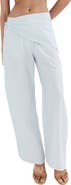 MANGO Belted Wide Leg Pants
