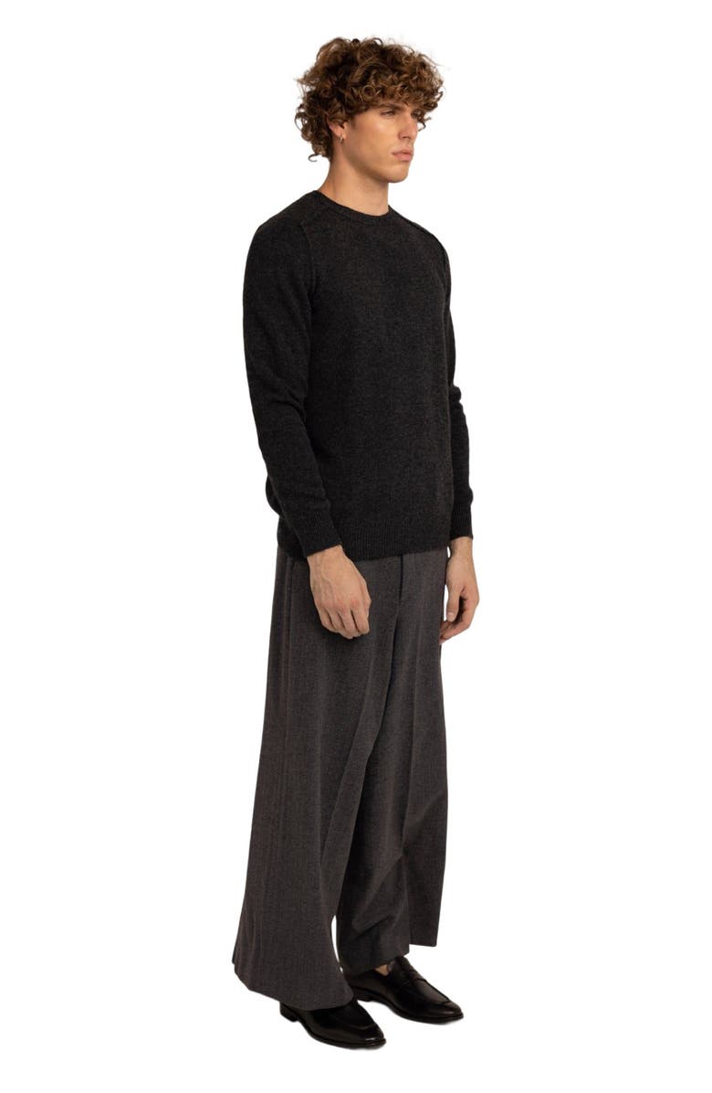 GOBI Mongolian Cashmere Cashmere Mouliné Crew-Neck, Alternate, color,