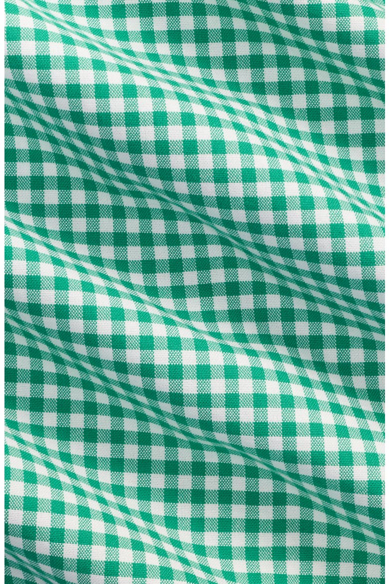 Gingham Long Sleeve Oxford Shirt, Alternate, color, GRN/ WHITE