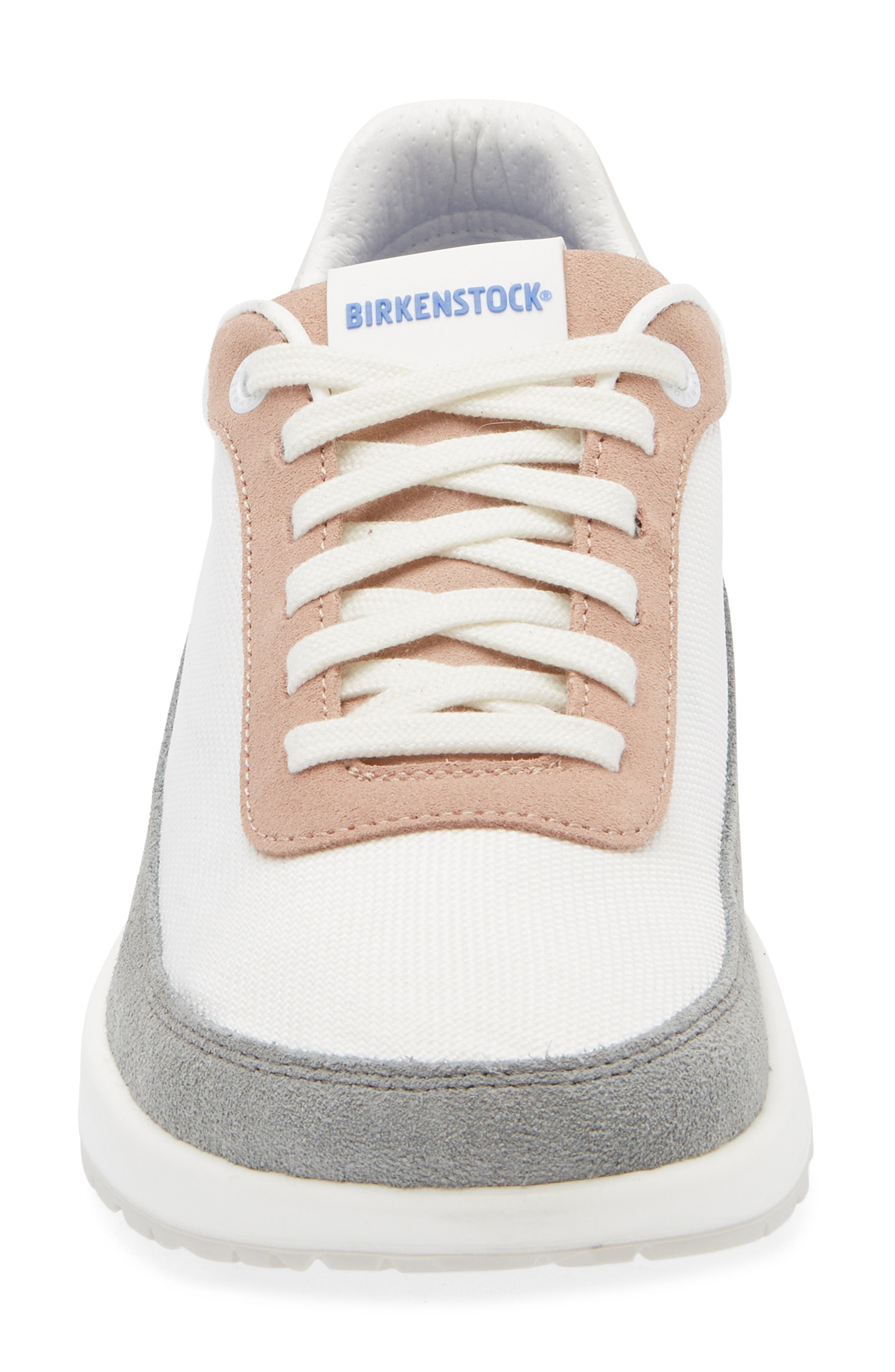 Birkenstock Honnef City Sneaker, Alternate, color, Pure Sage/ White/ Light Rose