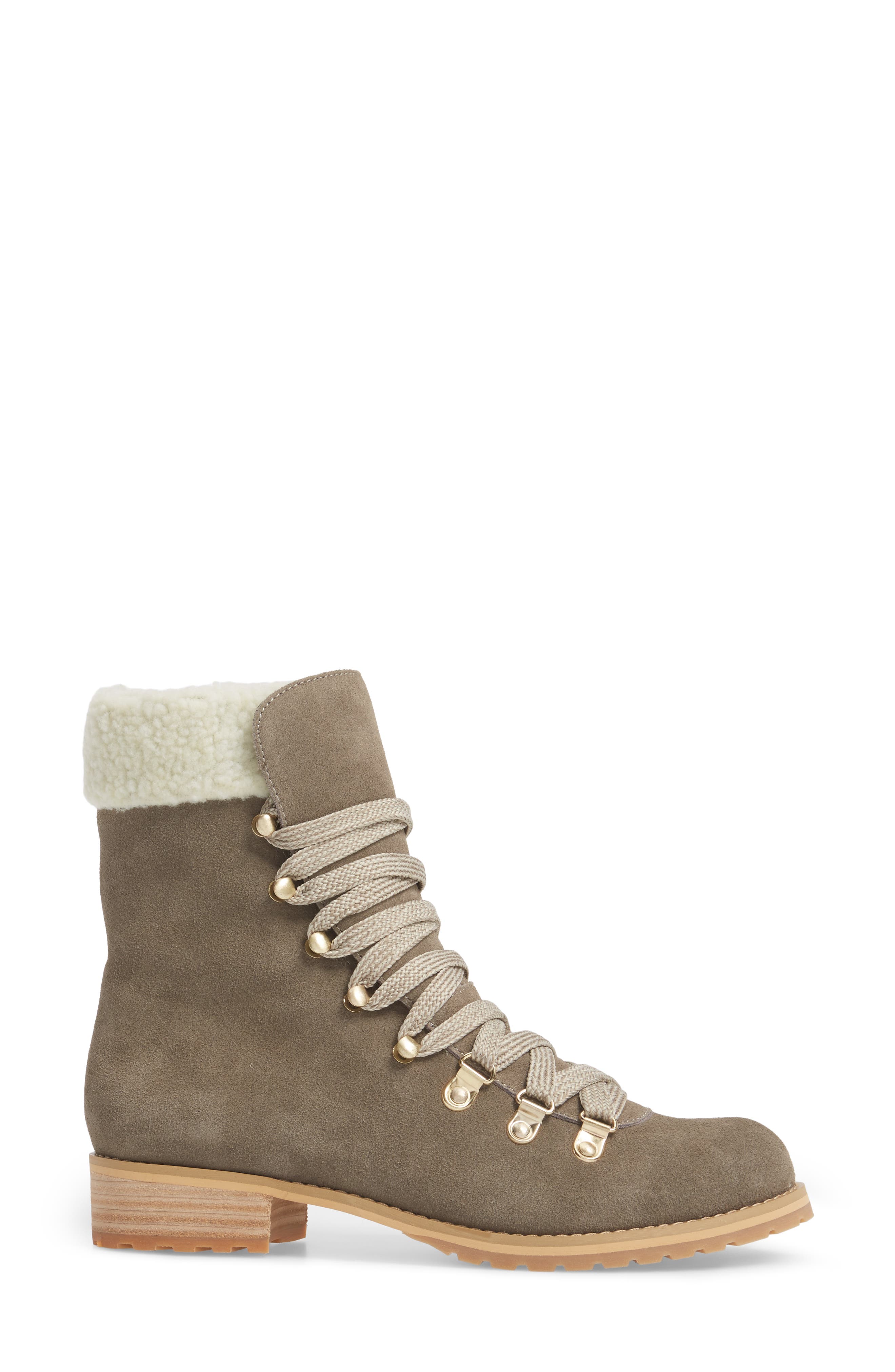 Sole Society Faux Shearling Trim Ada Boot, Alternate, color, 