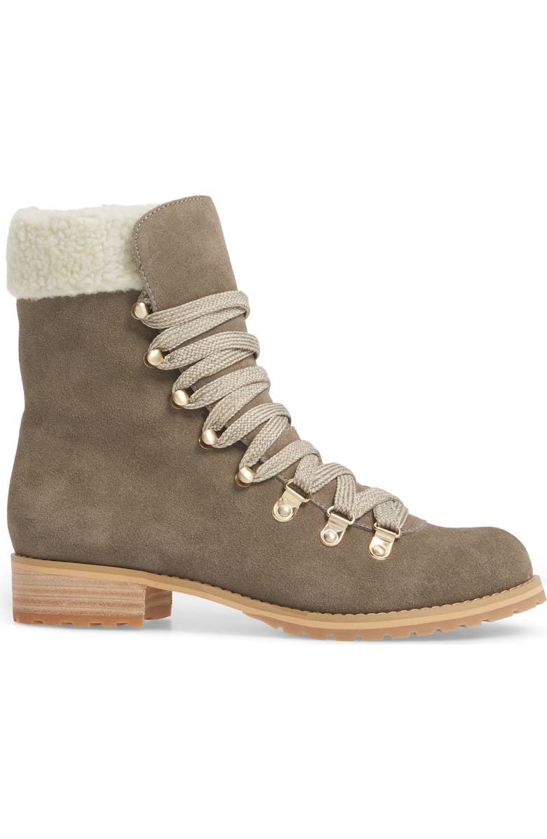 Sole Society Faux Shearling Trim Ada Boot, Alternate, color,