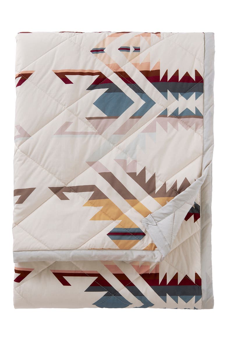 Roll-Up Throw Blanket, Main, color, WHITE SANDS