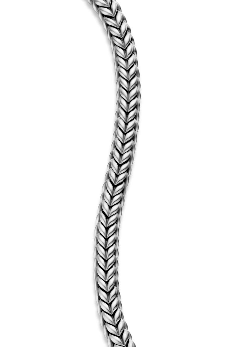 Chevron Bead Bracelet in Sterling Silver, 6mm, Alternate, color, SILVER