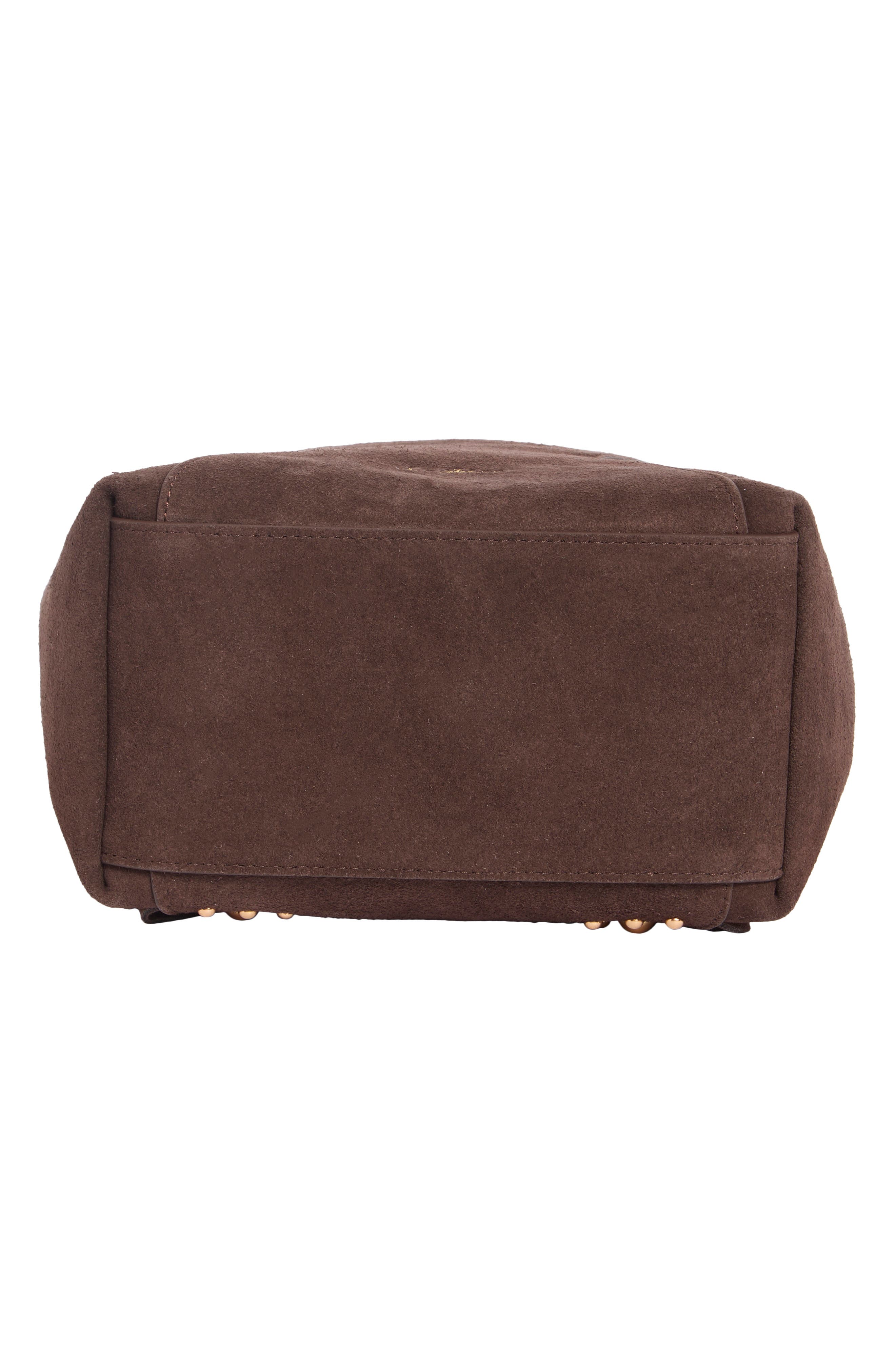 Rhett Fringe Suede Crossbody Bag, Alternate, color, DARK BROWN
