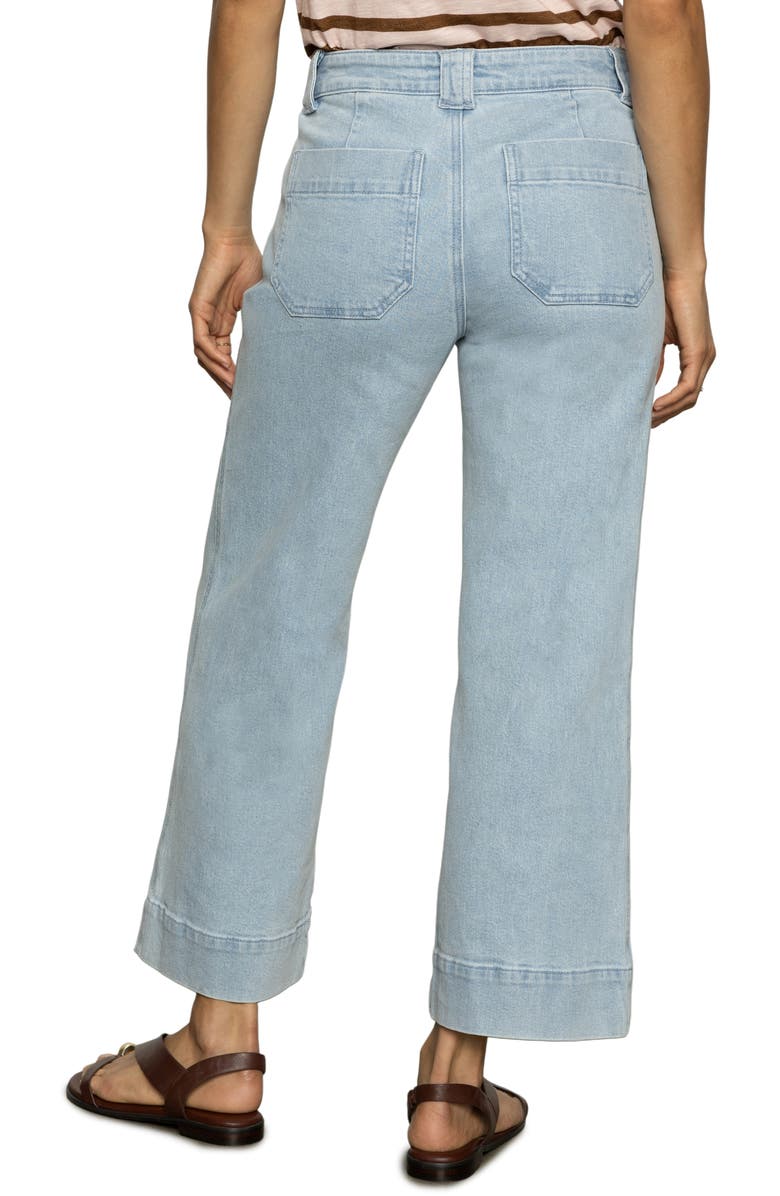 Sanctuary Voyage High Waist Crop Wide Leg Jeans, Alternate, color, 