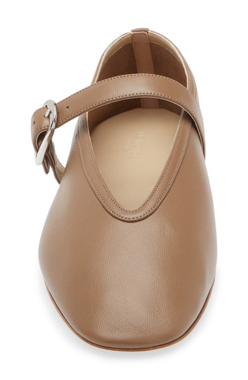 Shop Le Monde Beryl Stella Mary Jane Flat In Taupe