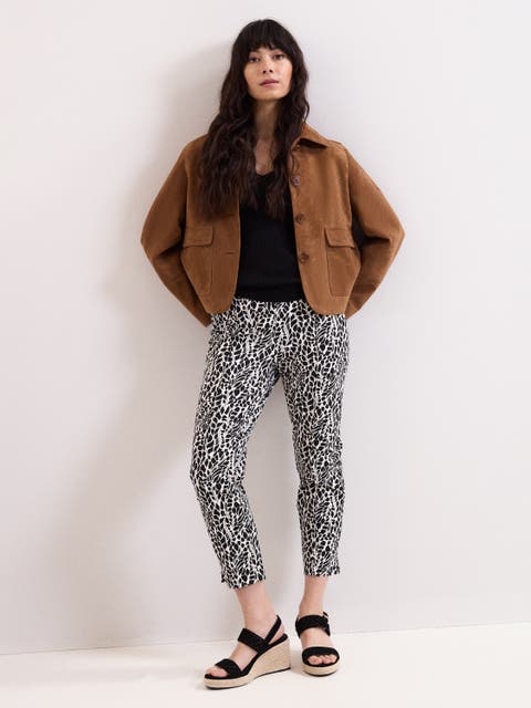 Carmella Printed Cropped Trousers