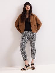 Phase Eight Carmella Printed Cropped Trousers