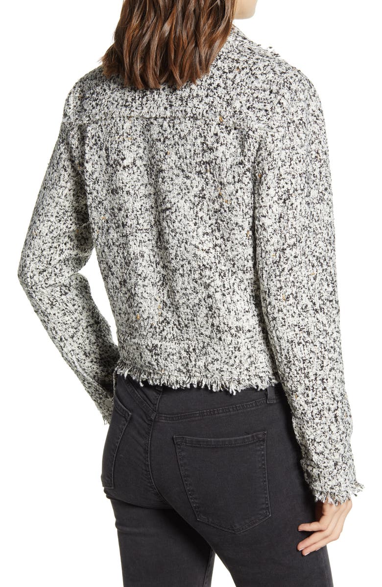 cupcakes and cashmere Jordan Marled Tweed Jacket, Alternate, color, 
