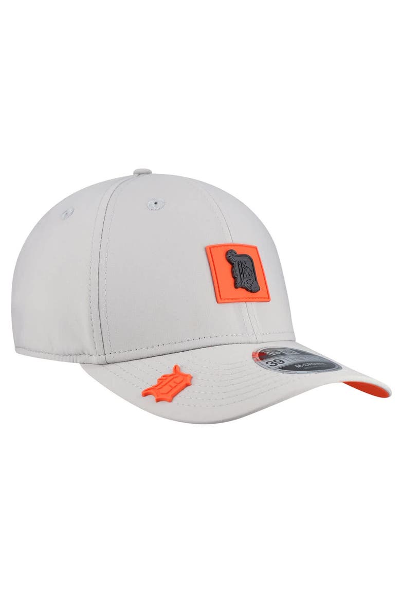 New Era Men's New Era  Gray Detroit Tigers 2026 Clubhouse Alternate 39THIRTY Flex Hat, Alternate, color, Gray