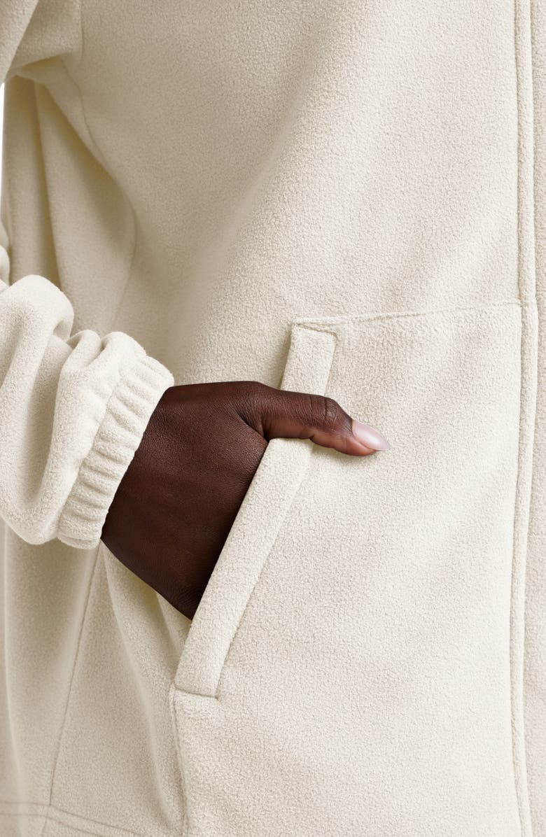 Beyond Yoga Explorer Fleece Jacket, Alternate, color, Dove