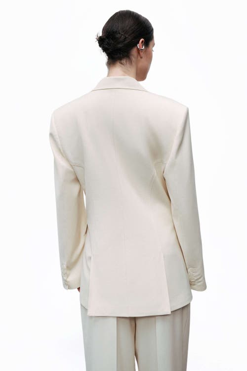 NOCTURNE NOCTURNE PADDED BLAZER JACKET