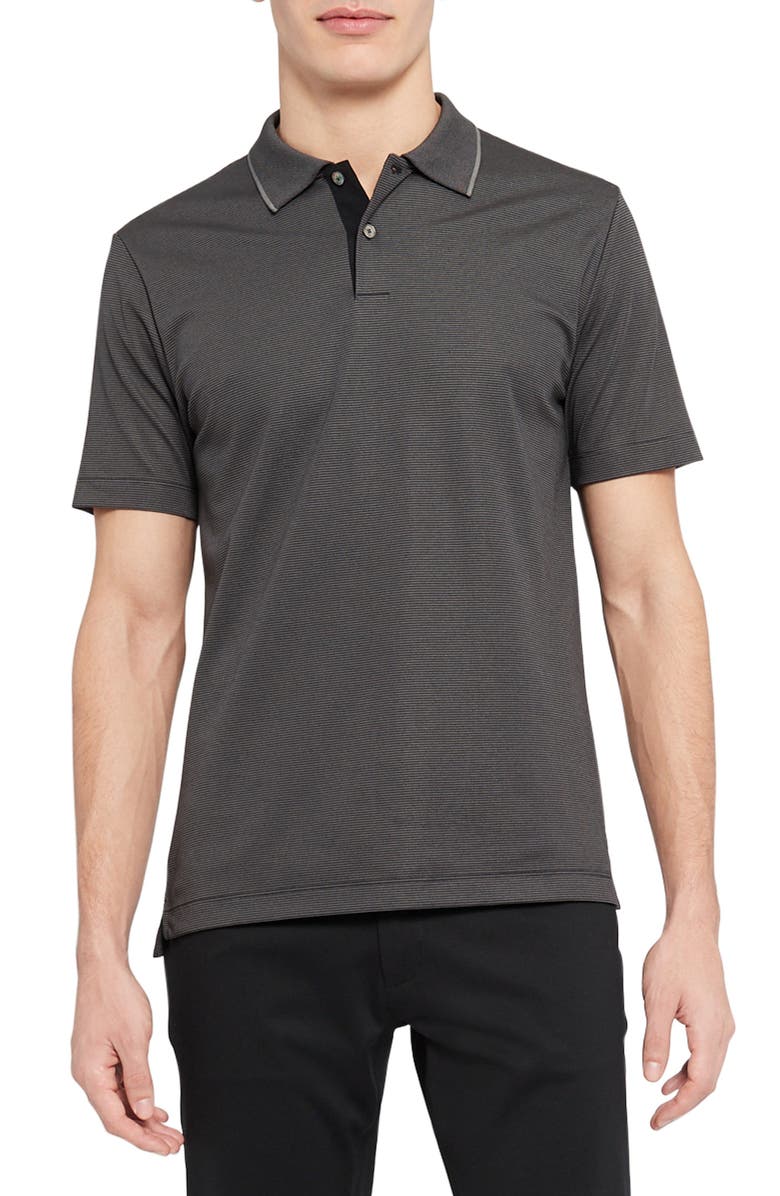 Theory Standard Short Sleeve Knit Polo, Main, color, 