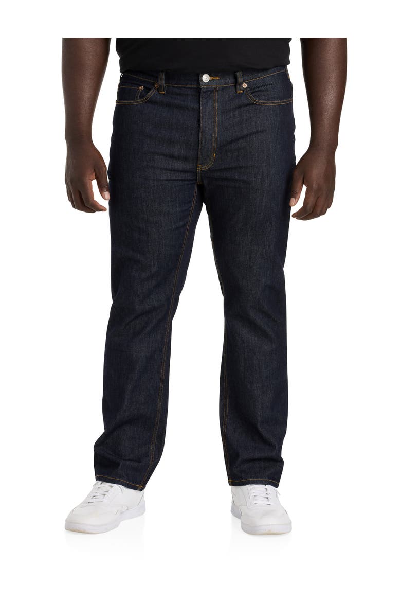 Big & Tall Athletic-Fit Stretch Jeans, Main, color, ICONIC RINSE