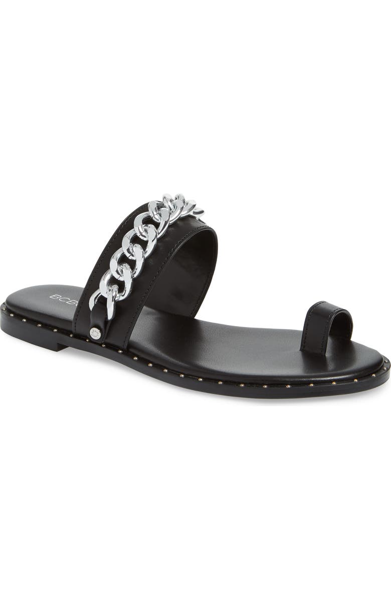 BCBG Zola Chain Slide Sandal, Main, color,