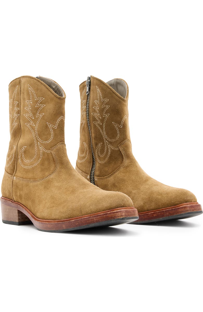 AllSaints Jacques Western Boot, Main, color,