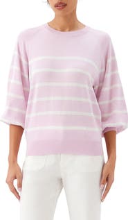 Karen Kane Placed Stripe Sweater
