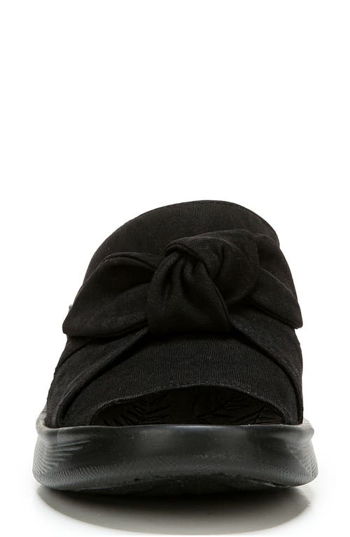 Lifestride Bzees Smile Wedge Slide Sandal In Black
