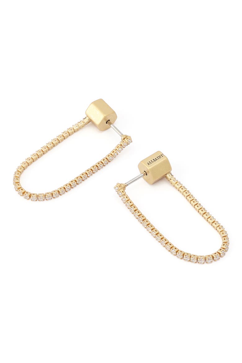 Crystal Front-to-Back Drop Earrings, Alternate, color, CRYSTAL
