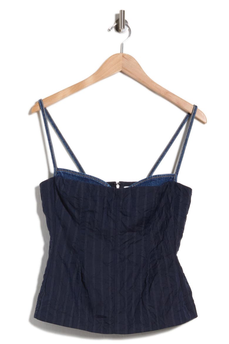 Jennings Bustier Top, Main, color, MIDNIGHT STRIPE
