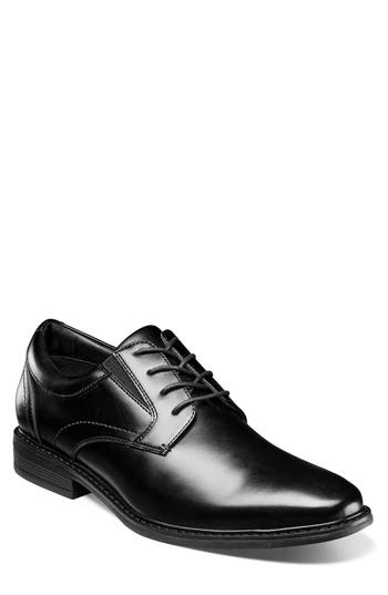 Nunn Bush Jarvis Plain Toe Oxford In Black
