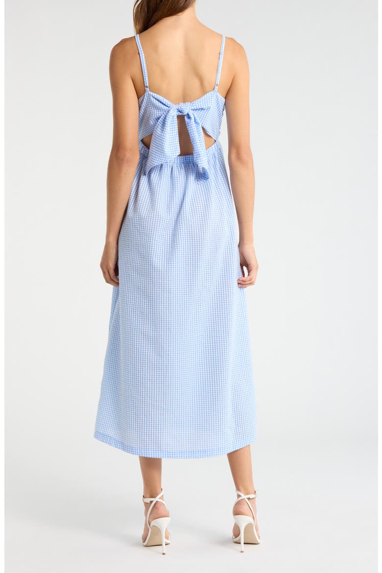 Ashlynn Midi Dress, Alternate, color, BLUE/ WHITE