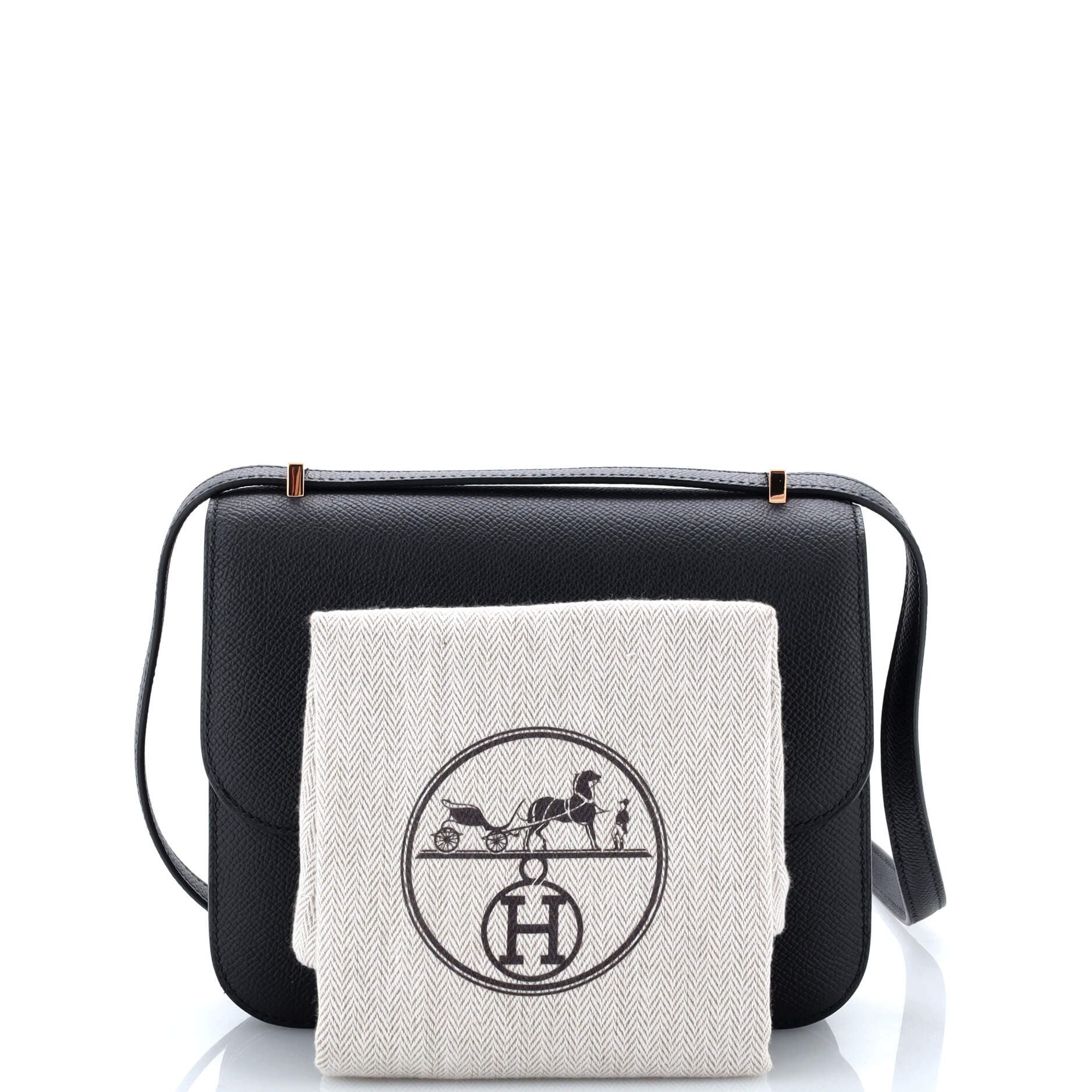 Pre-Owned Hermes Constance NM Bag Epsom 18, Alternate, color, Noir