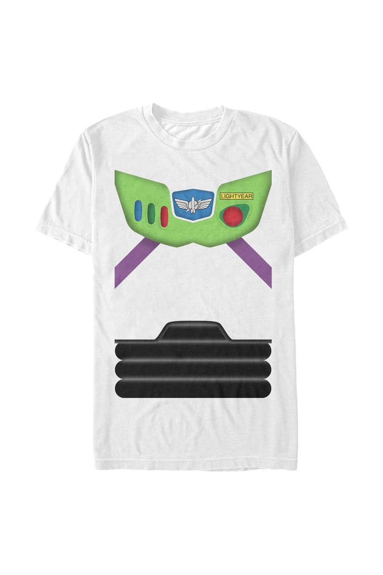 Men's Toy Story Buzz Lightyear Costume Tee  Graphic T-Shirt, Main, color, White
