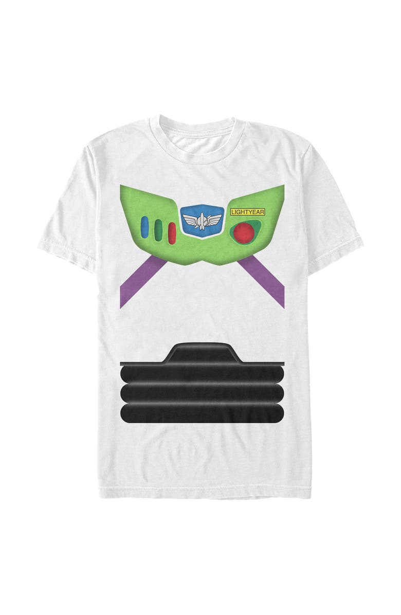 Toy Story Men's Toy Story Buzz Lightyear Costume Tee  Graphic T-Shirt, Main, color, White
