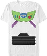 Toy Story Men's Toy Story Buzz Lightyear Costume Tee  Graphic T-Shirt