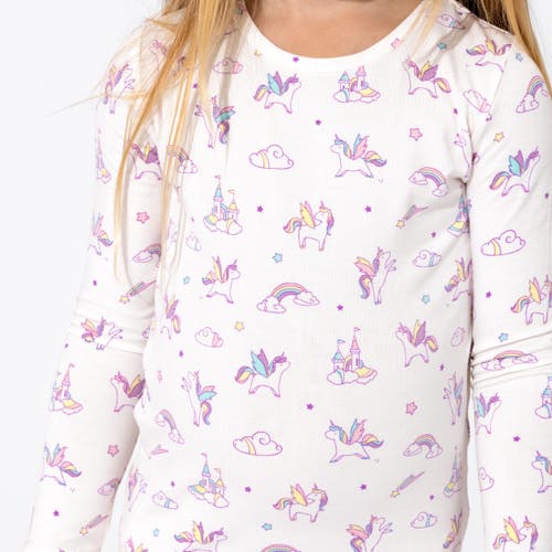 Bellabu Bear Kids' Unicorn Set Of 2 Piece Pajamas In Unicorn