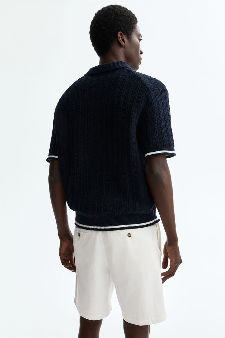 Relaxed Fit Chino Shorts, Alternate, color, White