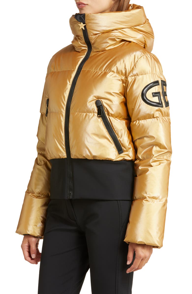 Goldbergh Bombardino Hooded Waterproof Down Puffer Jacket, Alternate, color, 