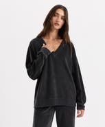 Pact Organic Cotton Pure Velour Oversized Sweatshirt