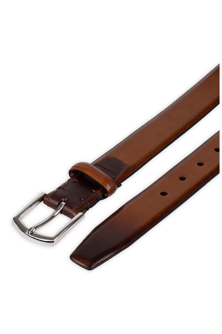 Lewis Burnished Leather Belt, Alternate, color, BRITISH TAN