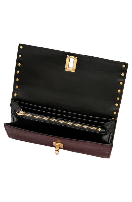 Rebecca Minkoff Darren Leather Continental Wallet In Red