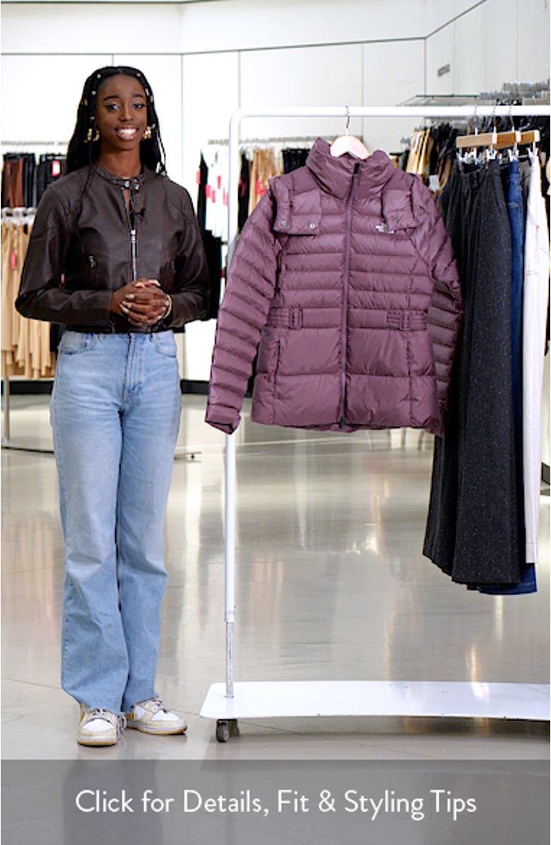 Metropolis Water Repellent 600 Fill Power Down Hooded Jacket, sales video thumbnail